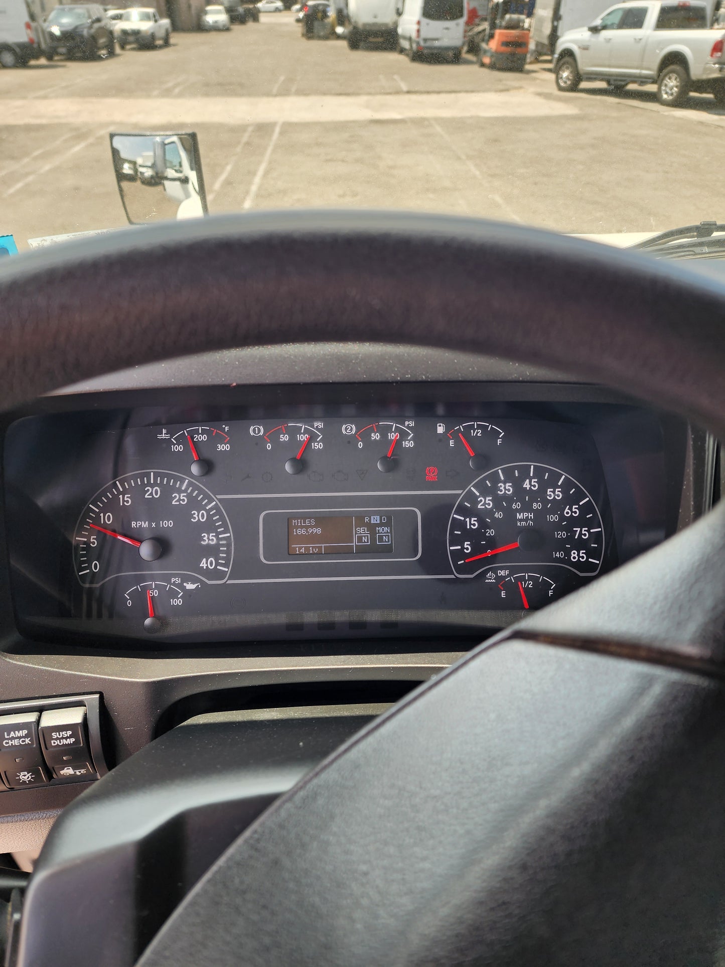 2019 International MV607 26' Dry Box Truck Cargo Van Cummins Lift Gate