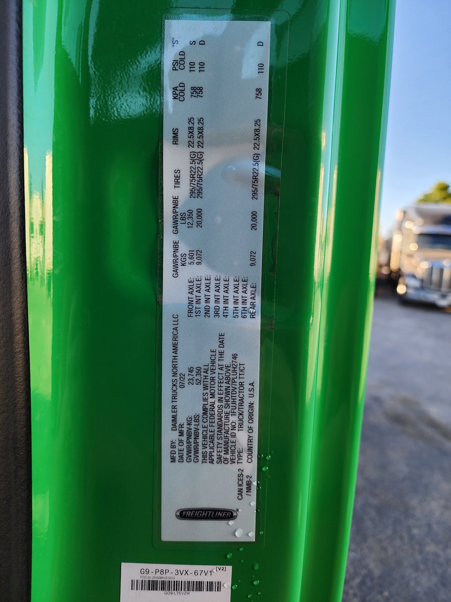 2023 Freightliner Cascadia T/A Semi Truck Tractor